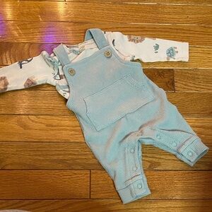 Carter's Light green/Blue Kids Overalls